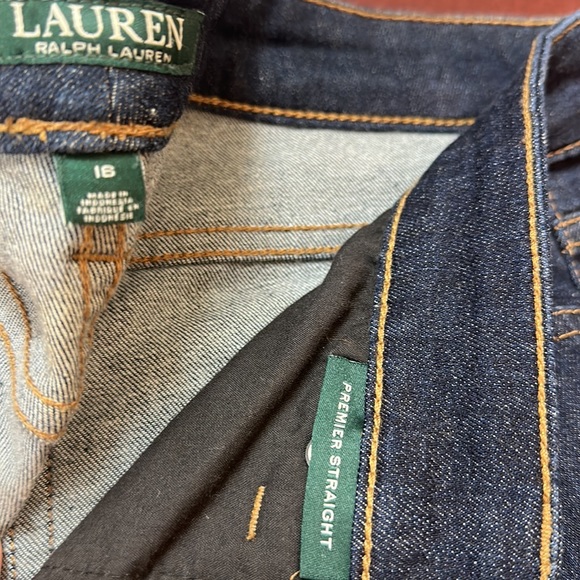 Ralph Lauren women’s premier straight blue jeans - Picture 4 of 5